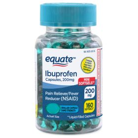Equate Ibuprofen Mini Softgel Capsules; 200 mg; 160 Count
