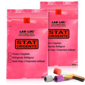 Pack of 1000 Specimen Bags "STAT"