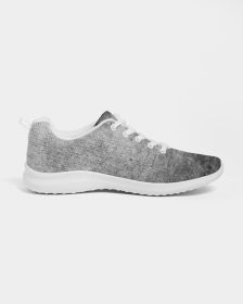 Men's Athletic Sneakers, Grey Low Top Canvas Running Shoes - 01FE0Y