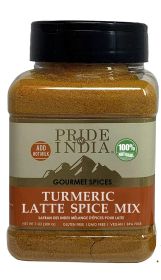 Organic Turmeric Latte Spice MixPride of India – Turmeric Latte Spice Mix – Gourmet & Warm Tea Spice Blend – Healthy/Gluten-Free – Ideal for Lattes/Sm