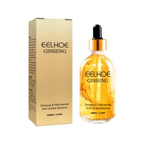 Ginseng Anti Wrinkle Serum, Ginseng Extract Liquid, Ginseng Polypeptide Anti-Ageing Essence, Korean Ginseng Essential Oil Tighten Moisturizing Sm (Color: yellow)